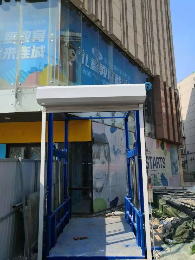 _鞍山市一到四层升降货梯如何操作_济南亚林液压升降有限公司导轨式升降平台